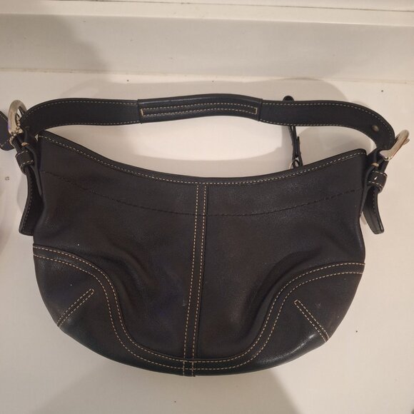 BLACK COACH BAG - Picture 1 of 13